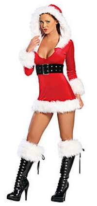 Красный YYJ Женские Christmas Party Очаровательный костюм платье