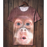 Trend Животные печати серии шорты LangTuo Мужская (Цвет экрана) (44) #01279768