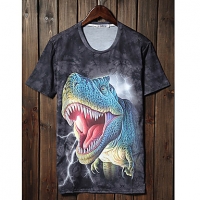 Trend Животные печати серии шорты LangTuo Мужская (Цвет экрана) (54) #01279793